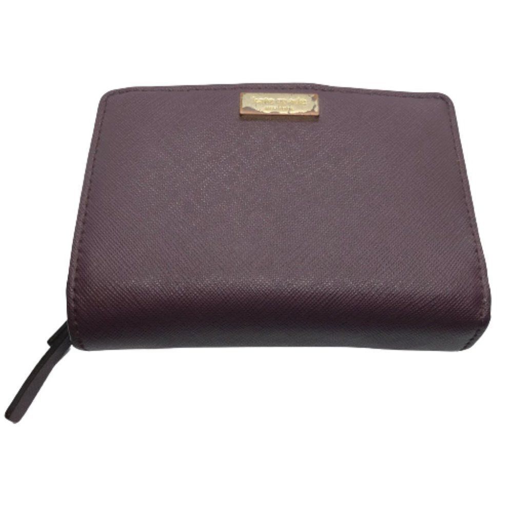 Kate Spade Maroon Saffiano Leather Wallet